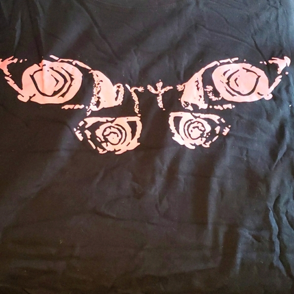 Crancious Butterflies Black and Pink Graphic T-Shirt Size XXL - Picture 8 of 10